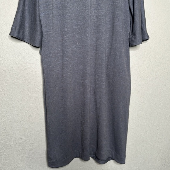 Wilfred Free Zlata LONG Sweater Open Front Kimono Cardigan Gray Medium Like NEW - Picture 12 of 16